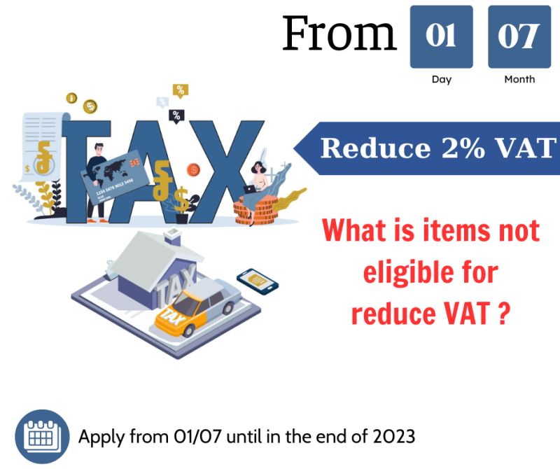 VAT reduction in 2023